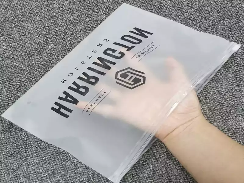Custom zipper bag for sweatshirt