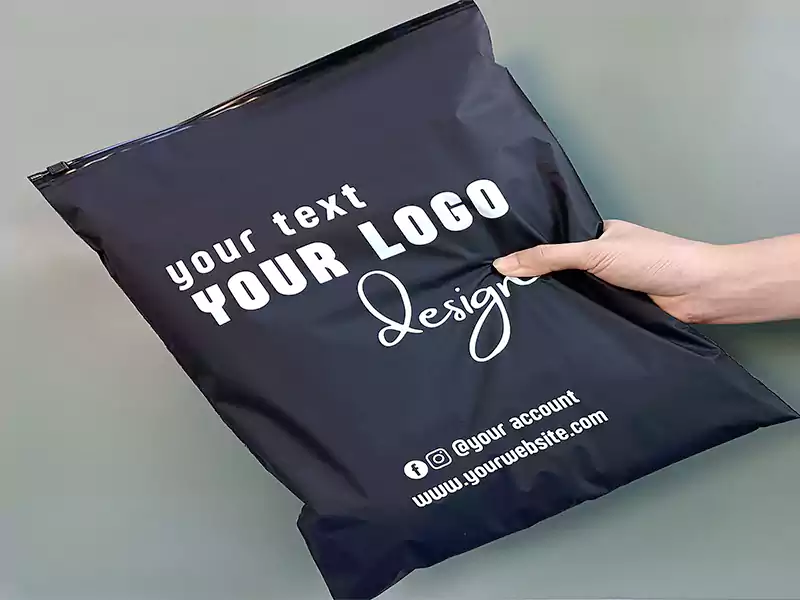 Black Zip lock bag....