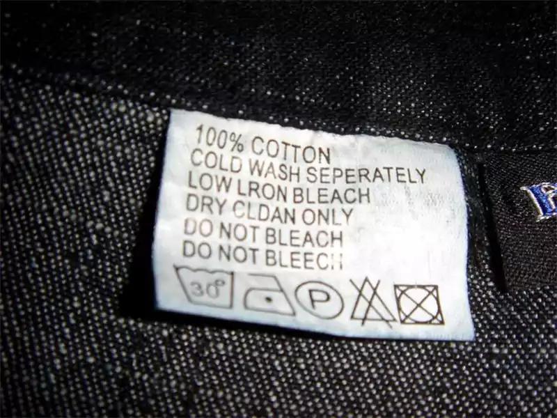Care label...