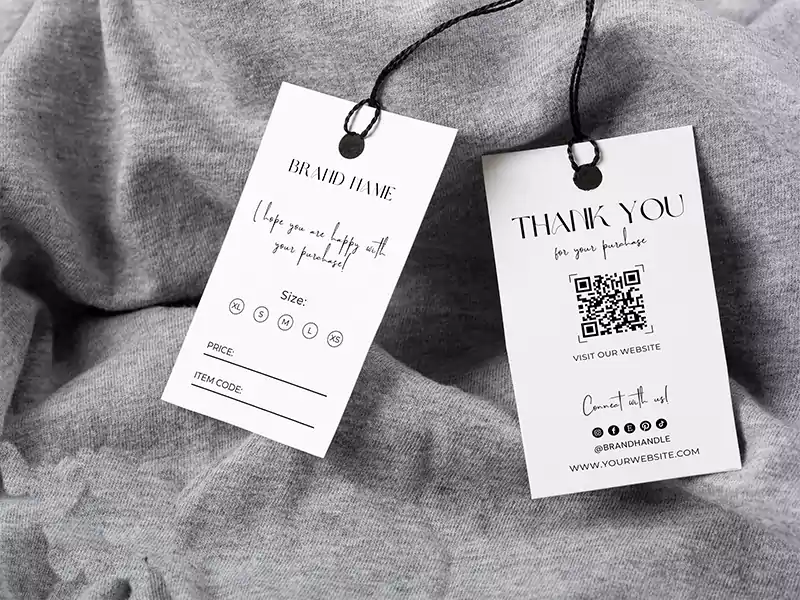 Custom Hang tag..