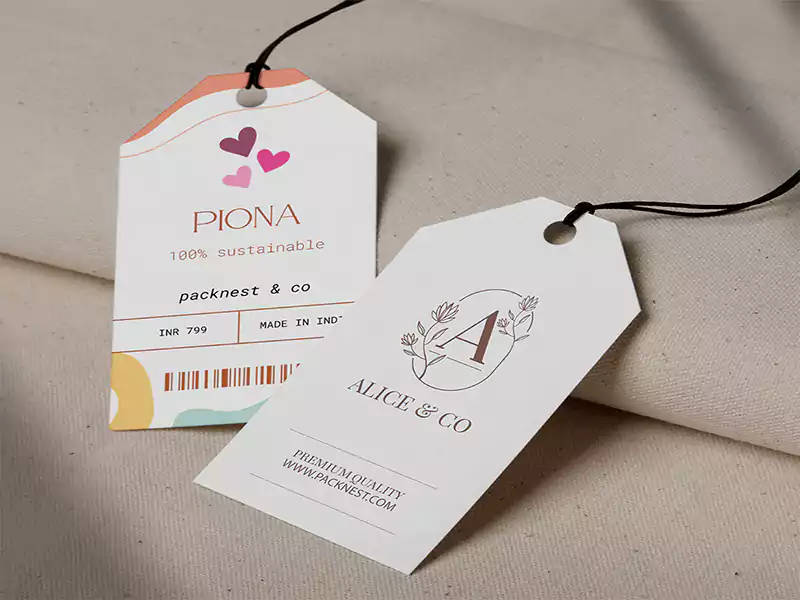 Custom Hang tag.