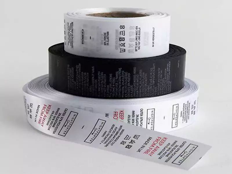 Custom care label