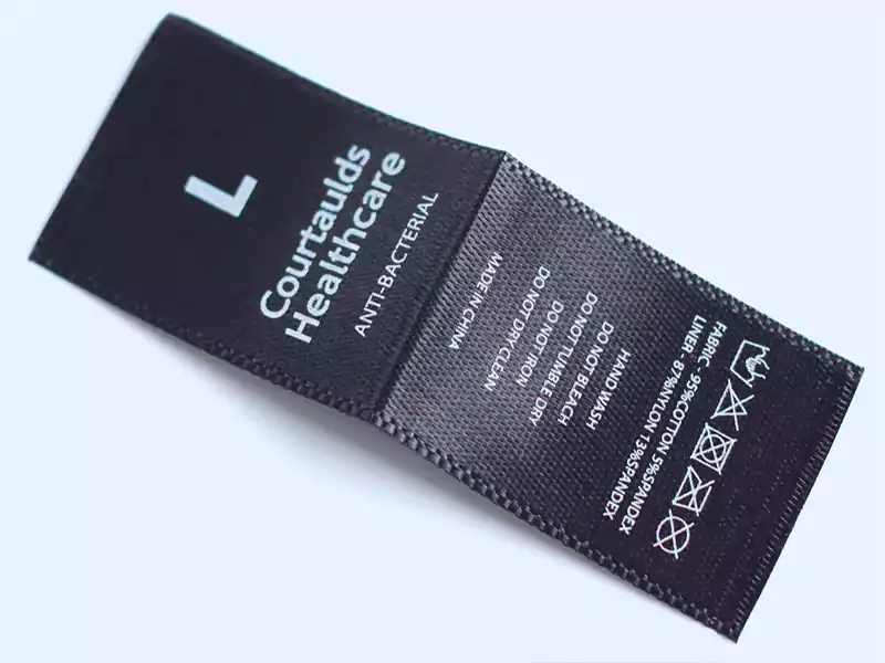 Custom care label for Clothing brand