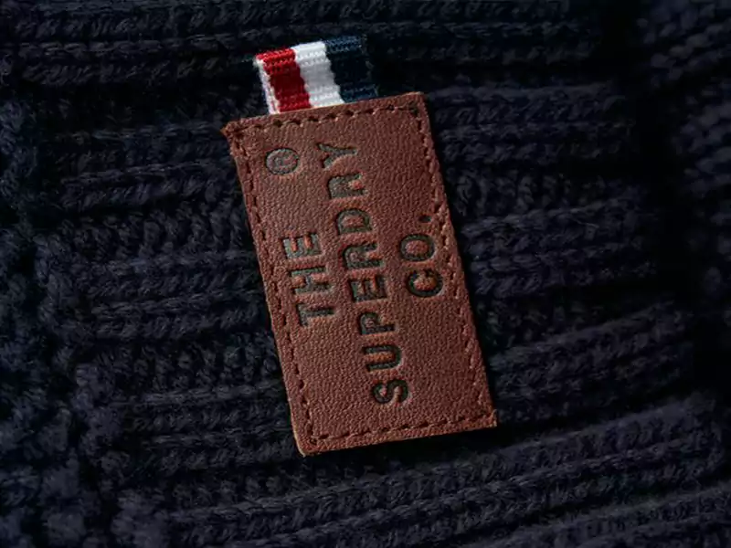 Custom leather tag, patch for clothes.