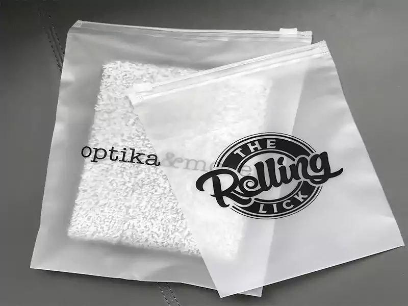 Custom-logo zip lock-bags