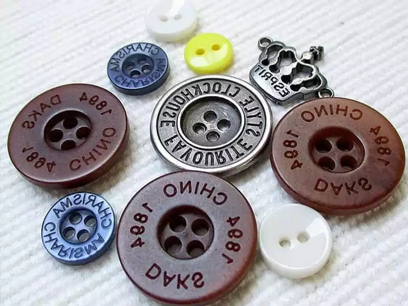 Custom Made Metal Buttons for Clothing Brands