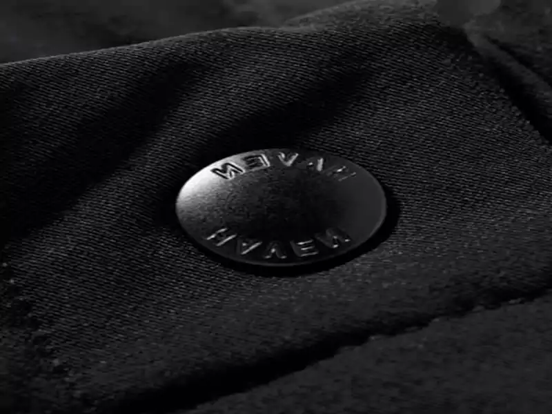 Custom made coat, Jeans buttons 6