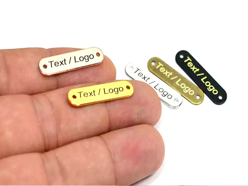 Custom metal tag for clothes 1