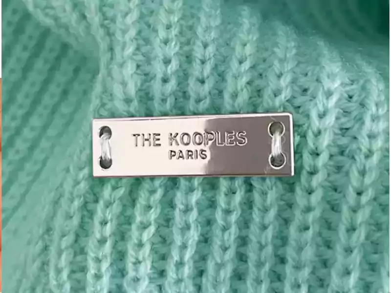 Custom metal tag for clothes 3