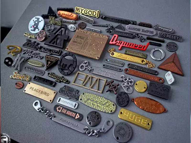 Custom metal tag for clothes 9
