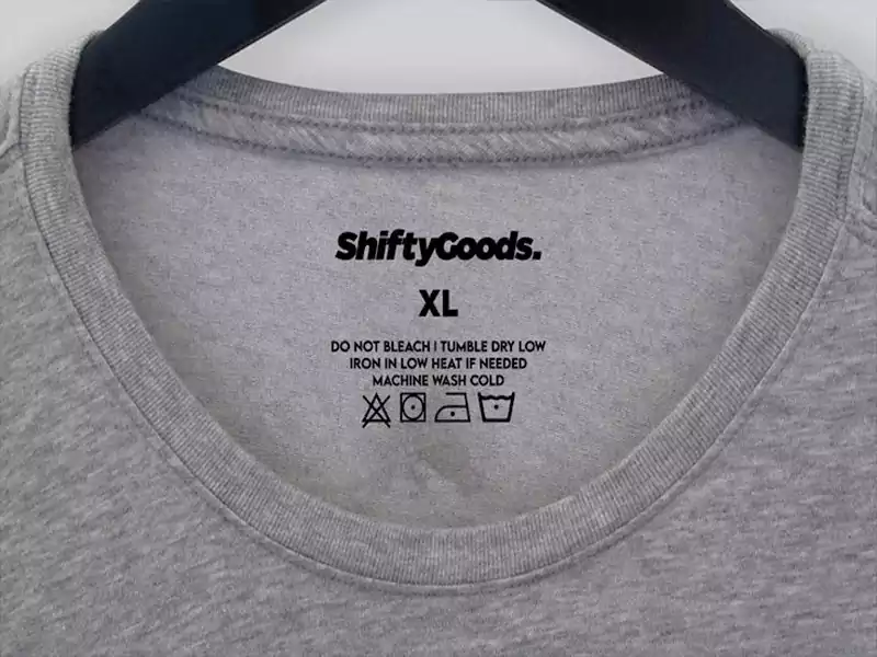 Custom neck label for shirts