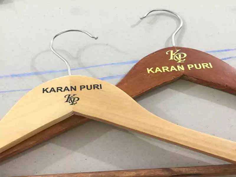 Custom wooden hanger for clothes 2