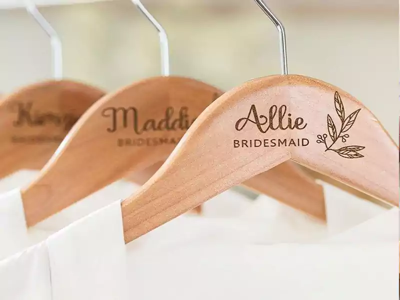 Custom wooden hanger for clothes 3
