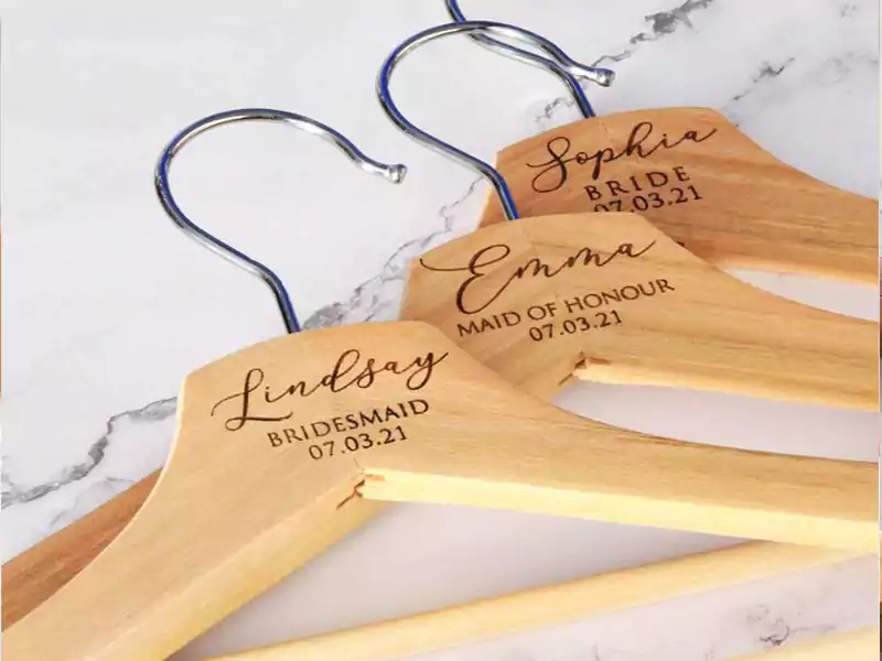 Custom wooden hanger for clothes 4