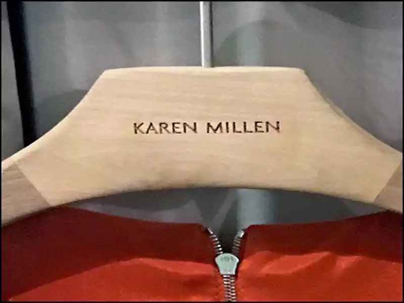 Custom wooden hanger with engraving