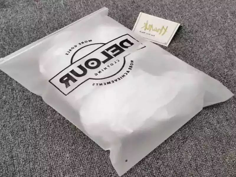 Custom zipper bag 12by10