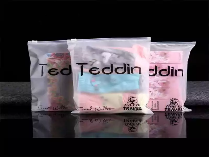 Custom zipper bag for cloth