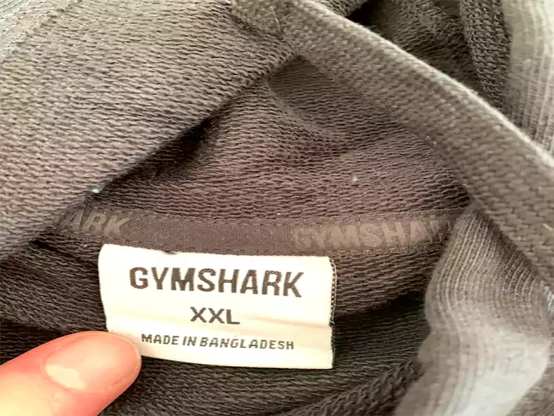 Neck label...