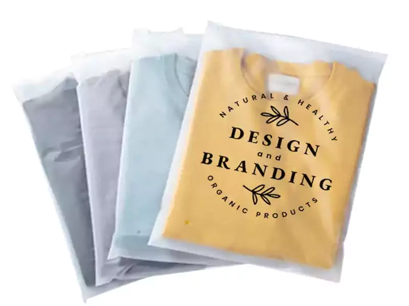 Zip lock bag for tshirt