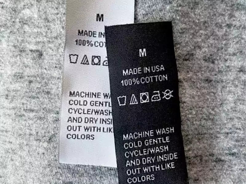 custom woven label for clothes